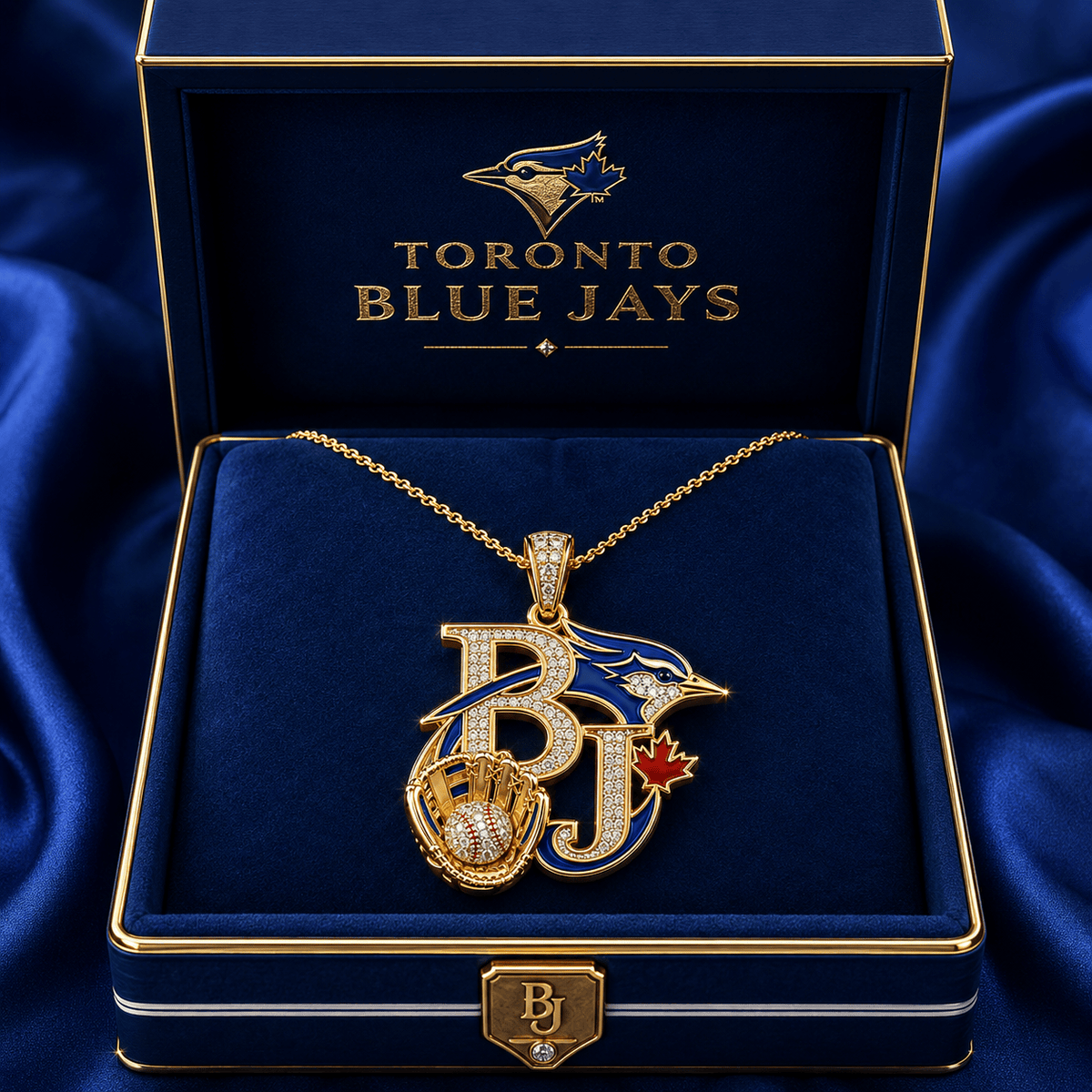 TBJ Solid Gold Chain with Diamond Pendant BMD