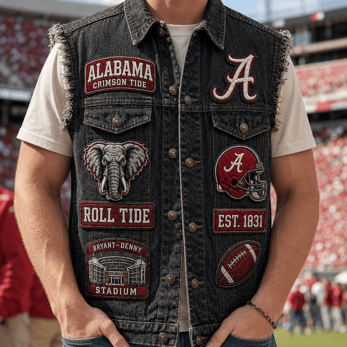 ACT PREMIUM DENIM VEST TTNL