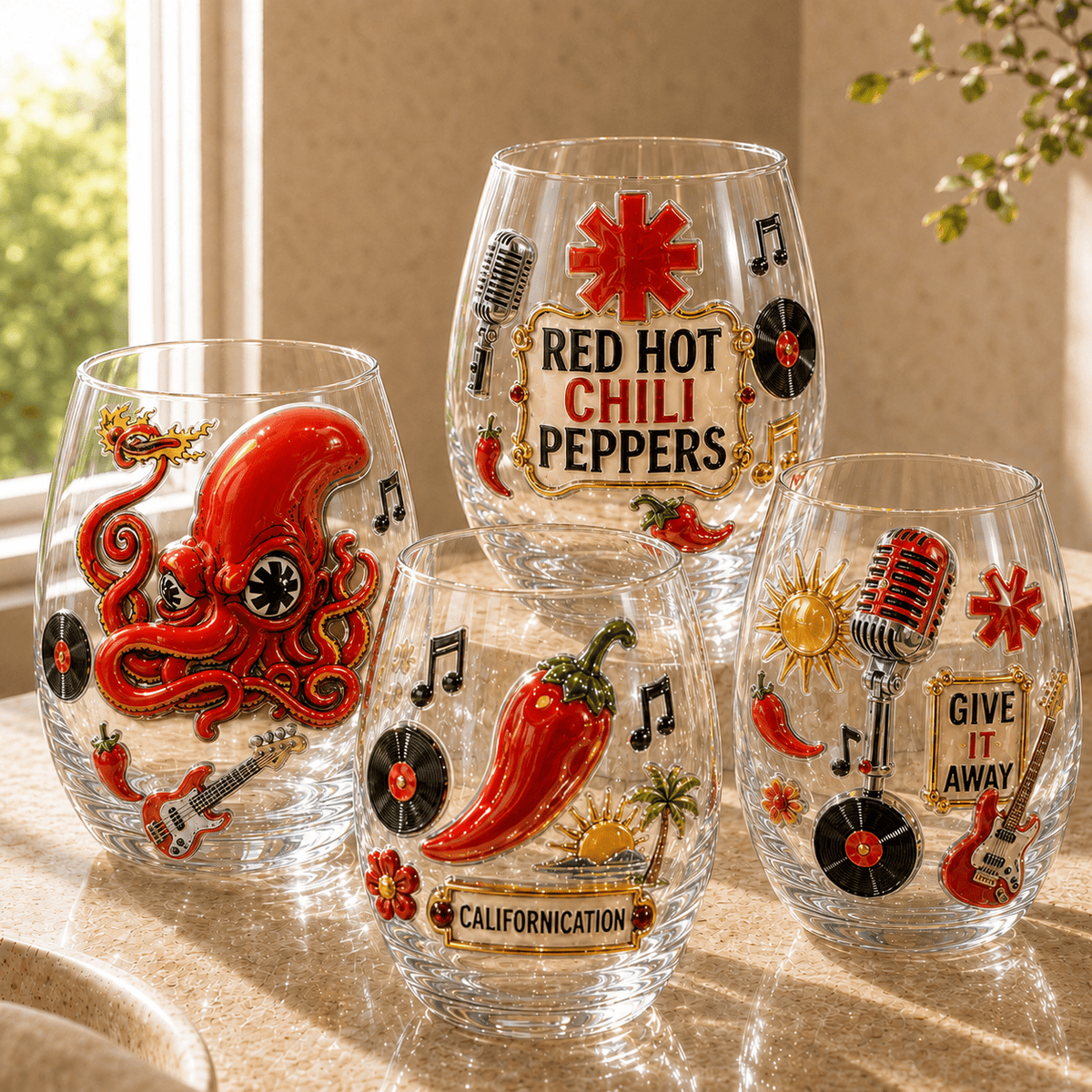 Premium RHCP Whiskey Glass Set TMH