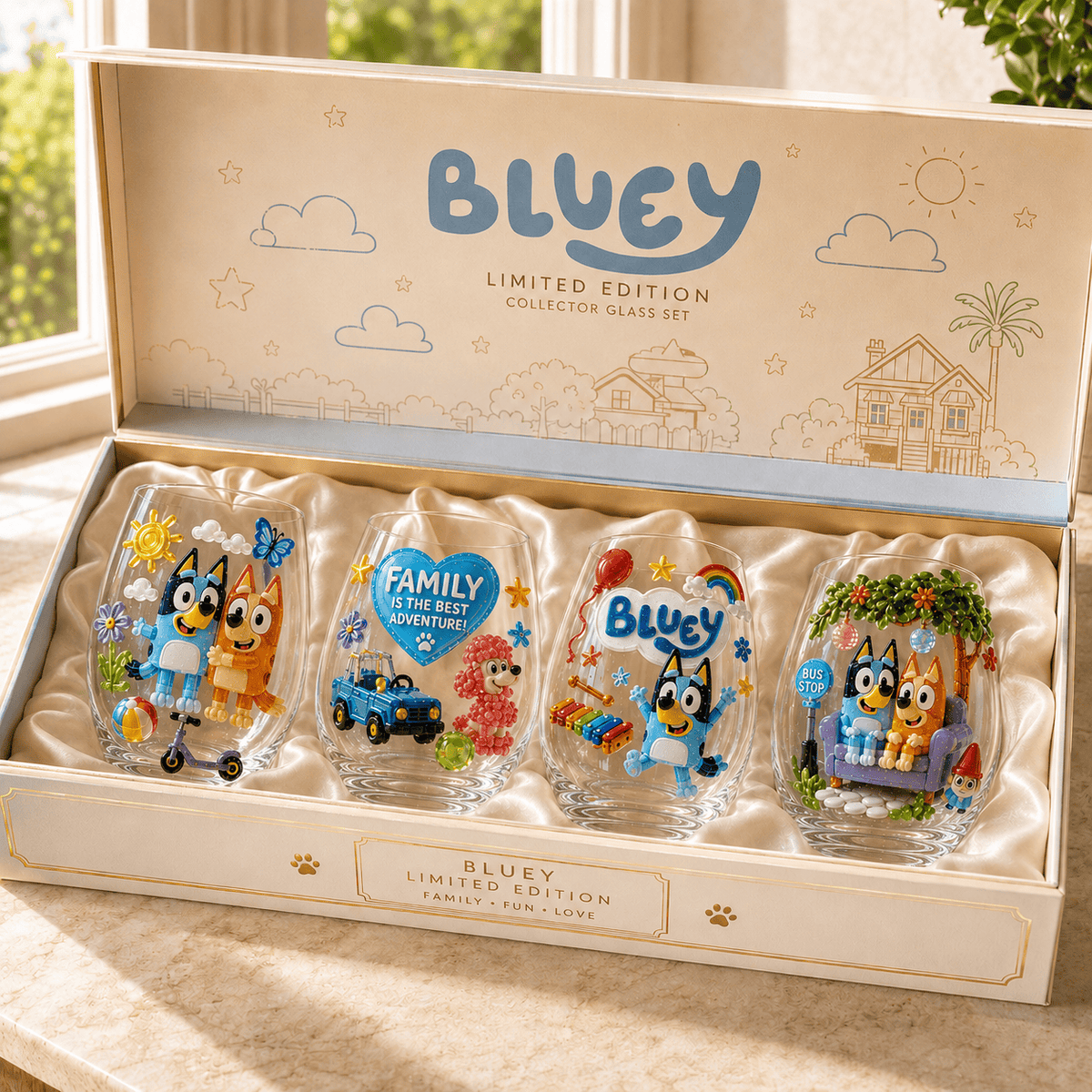 Premium BLU Whiskey Glass Set TMH