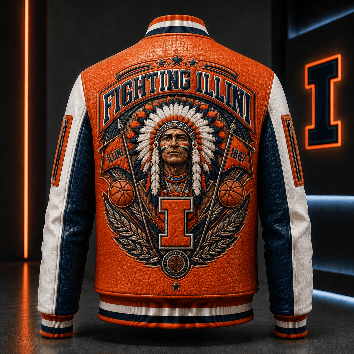 Premium IFI Leather Zipper Jacket PVNA