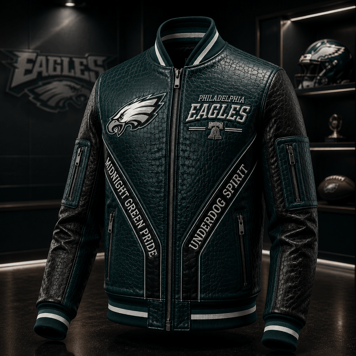 Premium PLDE Leather Zipper Jacket TTMH