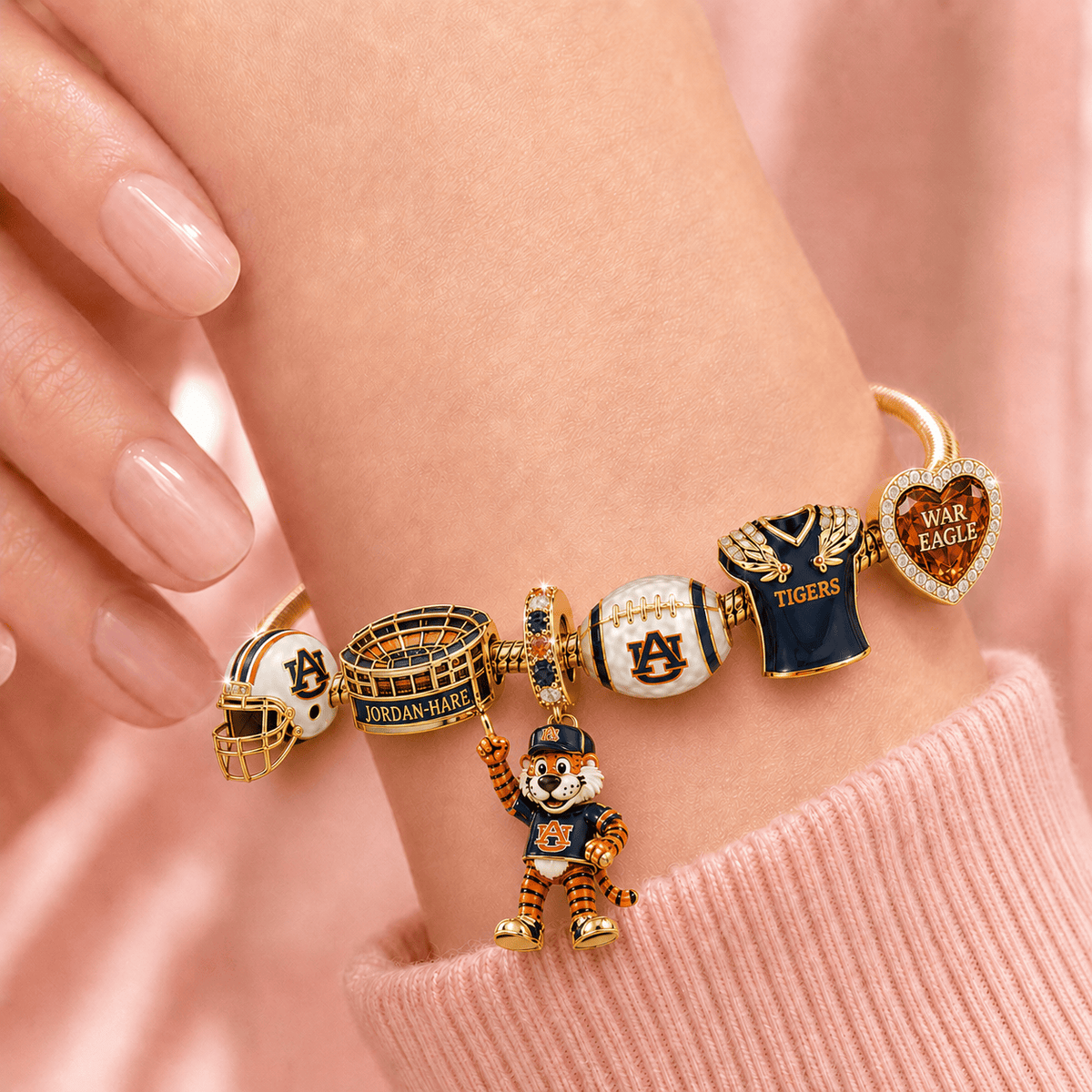 CCBG Gold Charm Bracelet Set TMH