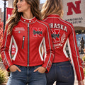Premium NCH Cropped Leather Zipper Jacket PVNA