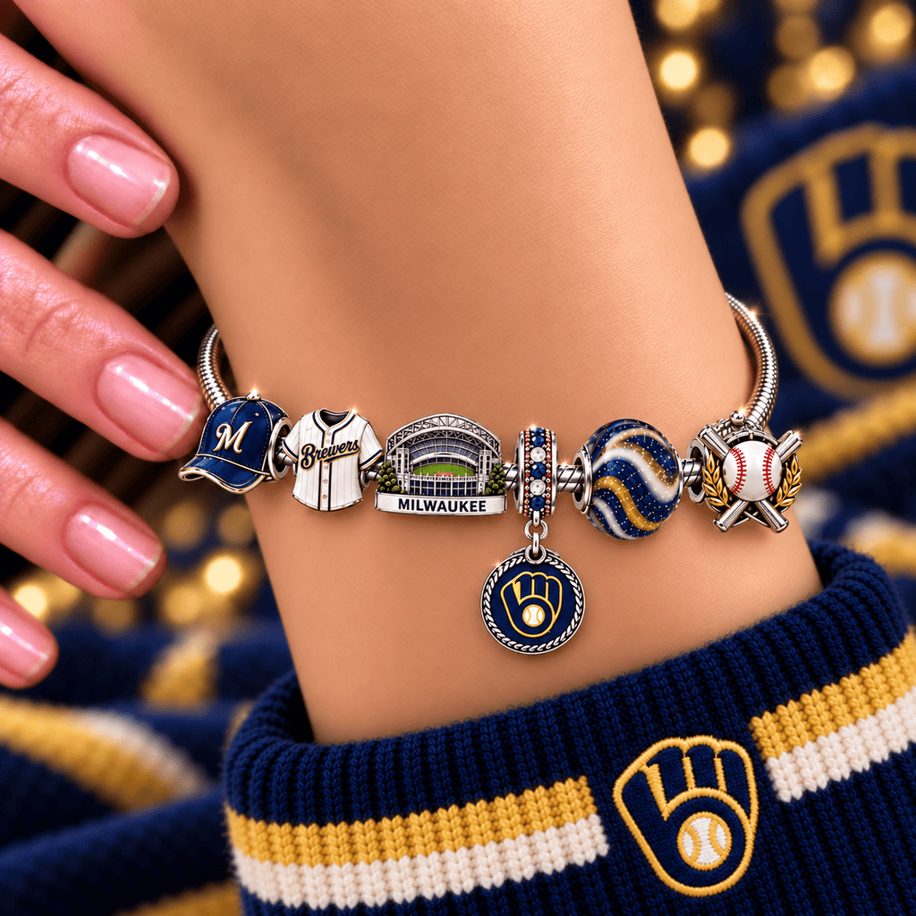 MLKB Silver Charm Bracelet Set NHVH
