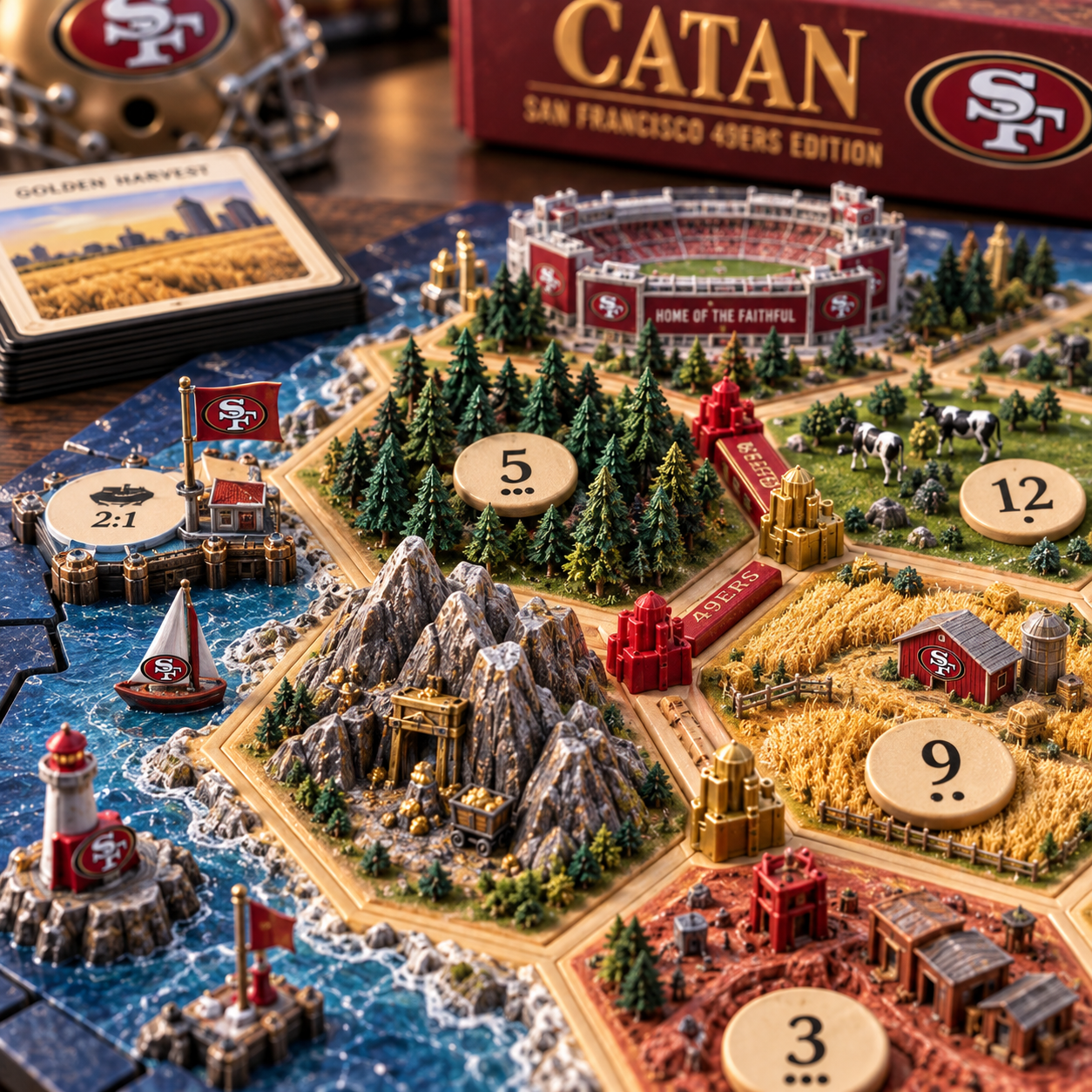 SF49 Premium Strategy Board Game LNTH