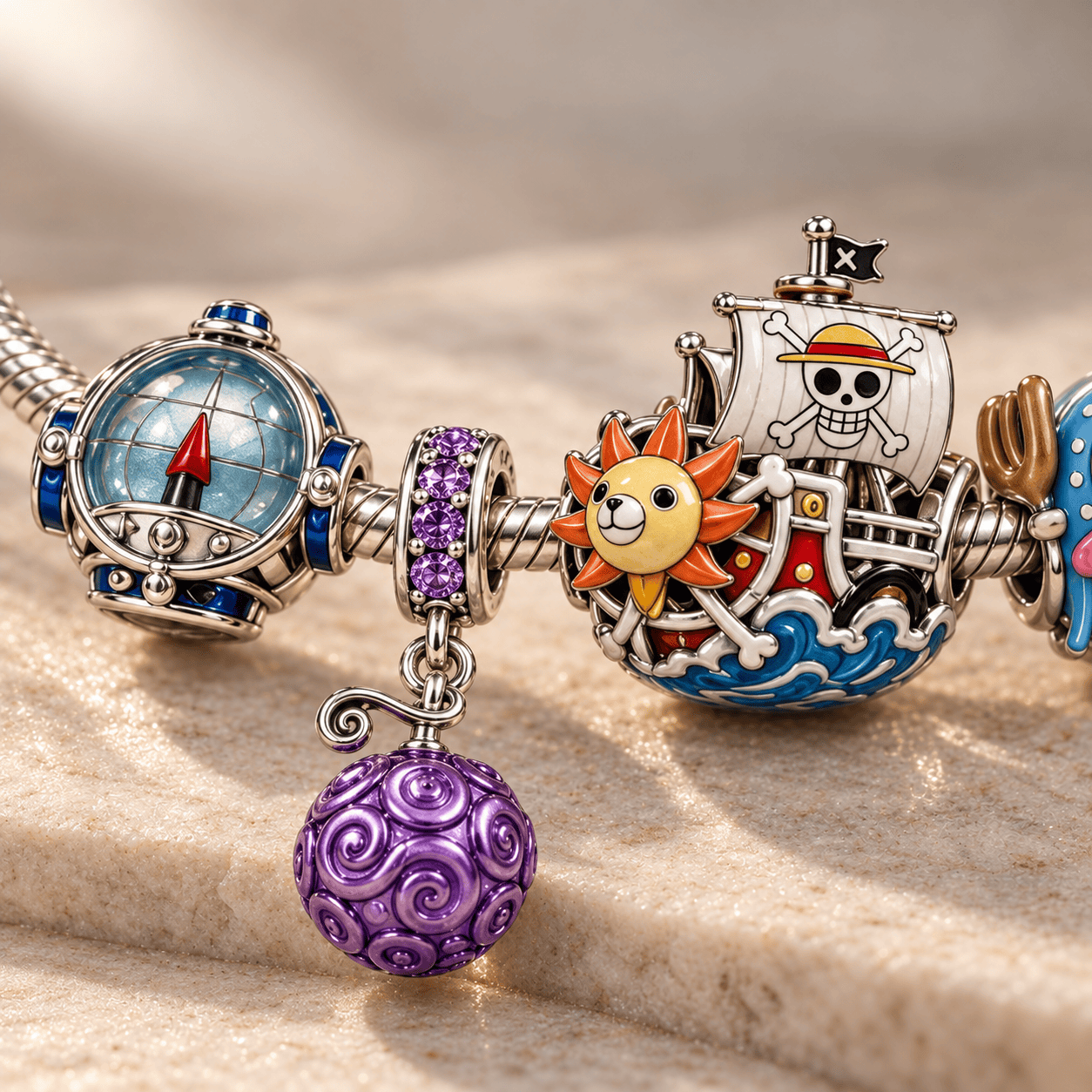 OPC Silver Charm Bracelet Set PTKL