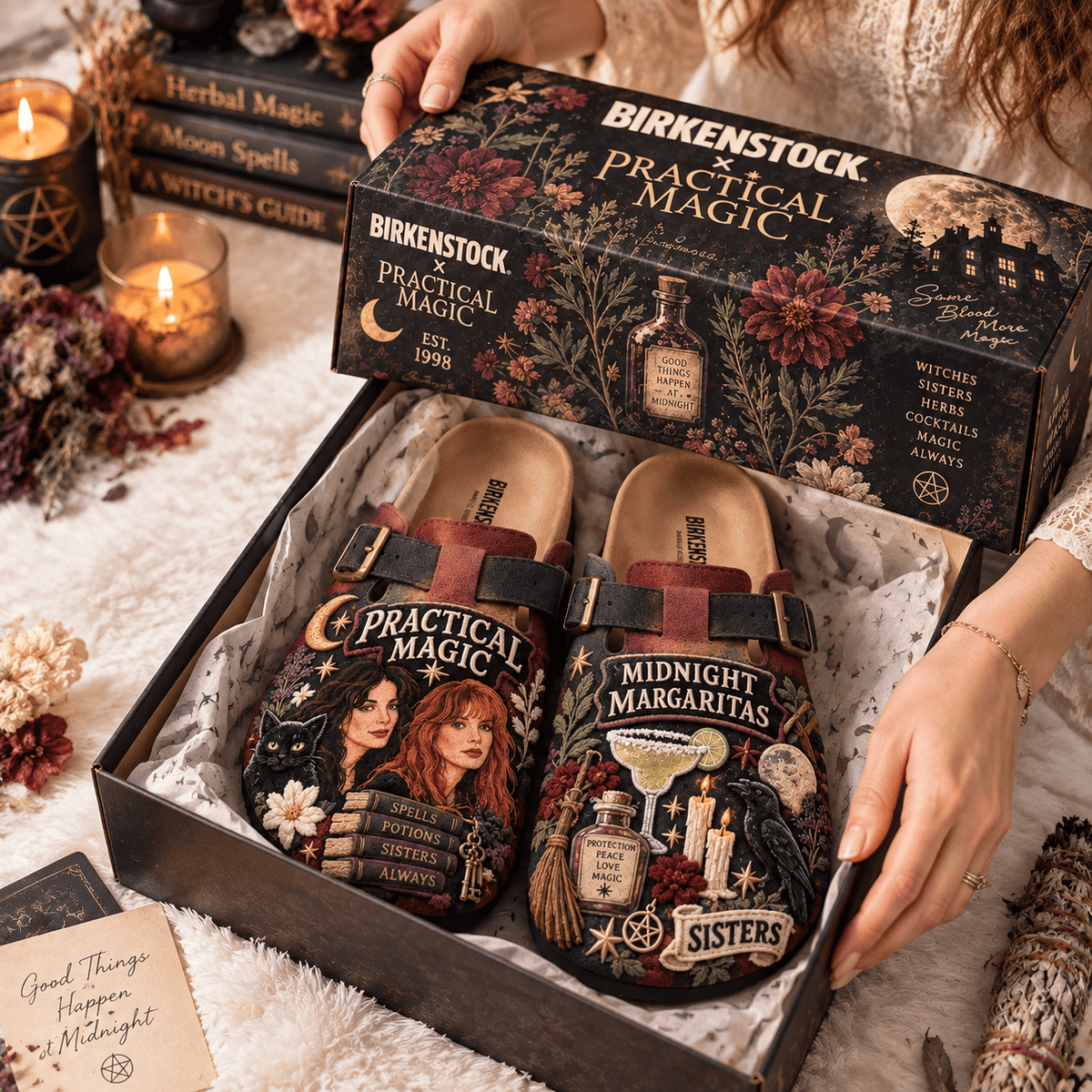 PREMIUM PTCM MINK SUEDE CLOGS TTNL