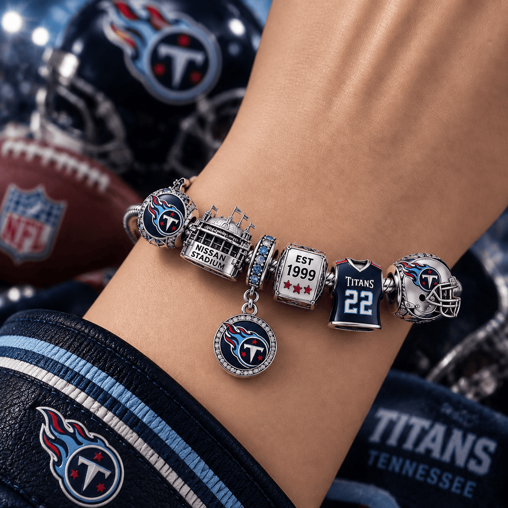 TNST Silver Charm Bracelet Set PTT