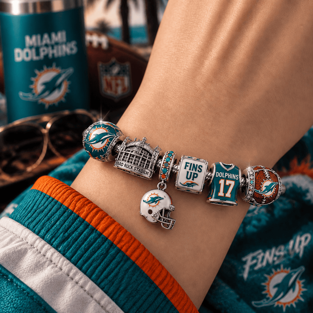 MDP Silver Charm Bracelet Set PTT