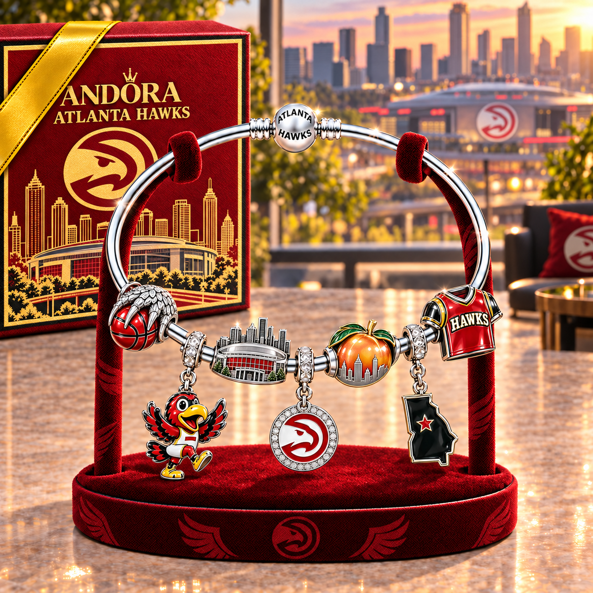 ALH Silver Charm Bracelet Set TMH