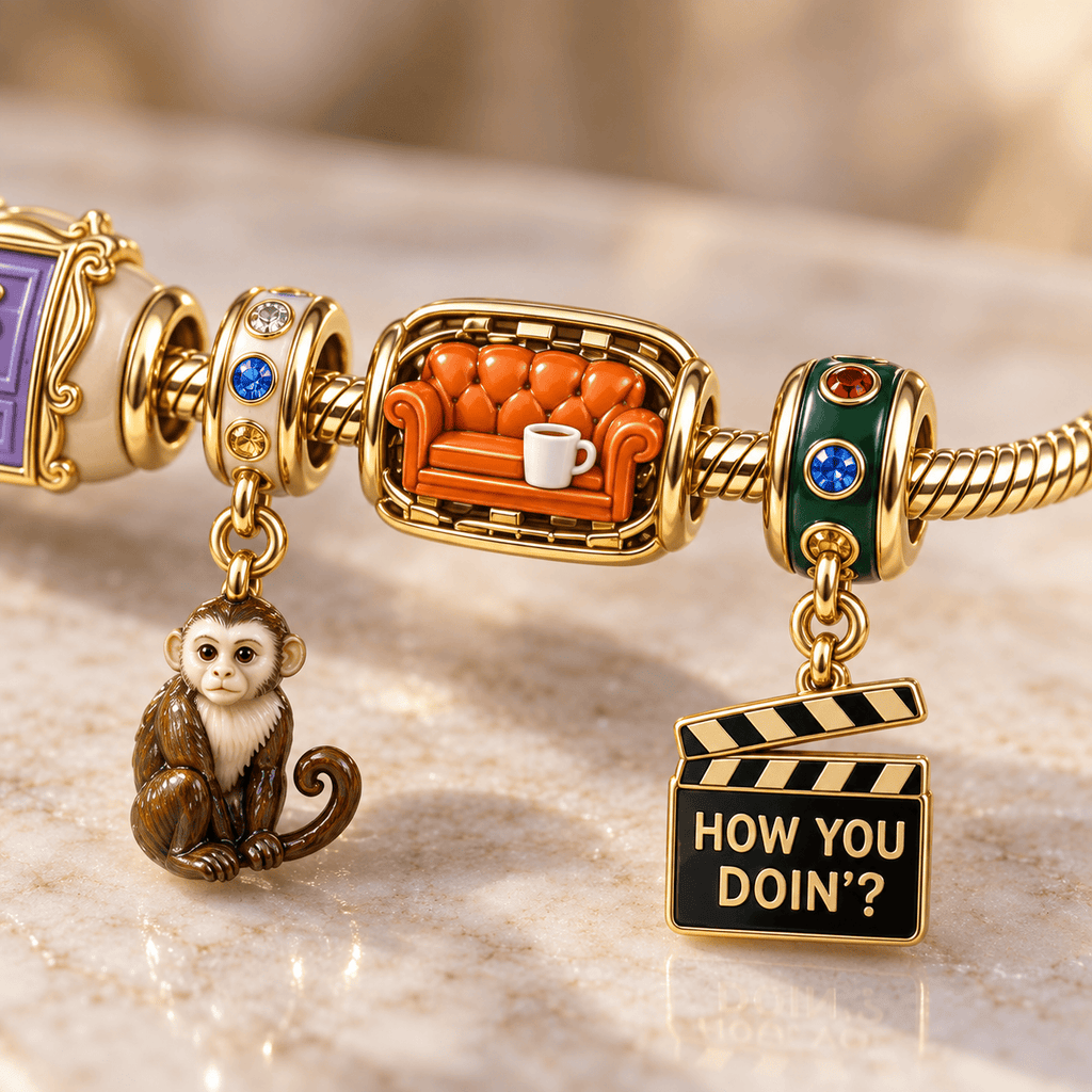 FRS Gold Charm Bracelet Set HQH