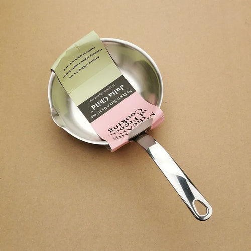 304 Stainless Steel Mini Frying Pan Small Special Induction Cooker Non-stick Oil Splashing Hot Oil 12CM Small Frying Pan